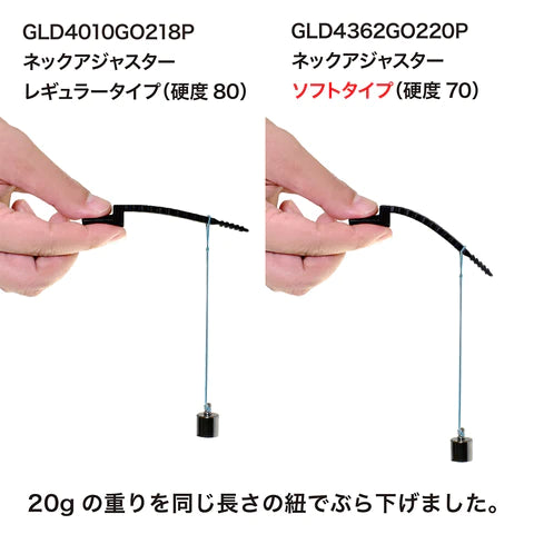ネックマウント®用 日本製ネックアジャスターにソフトタイプを追加