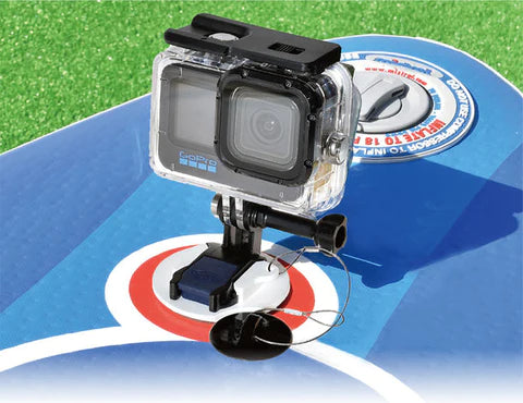 GoPro等の基本部品であるベースマウント3種 (フラット面用・カーブ面用・サーフボード用)を 形状一新、製造工程・材料も日本国内に　